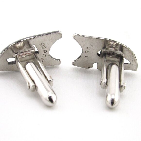 Vintage Swank Comedy & Tragedy Mask Cufflinks - Picture 5 of 12